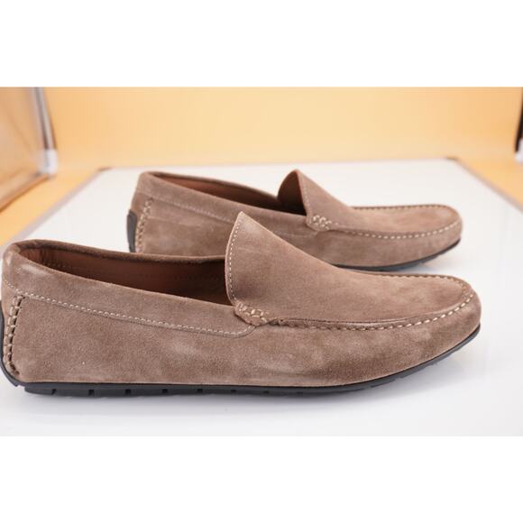 To Boot New York Quincy Grey Suede Men\'s Driver loafers Size 12 New $295 Moc main image 3